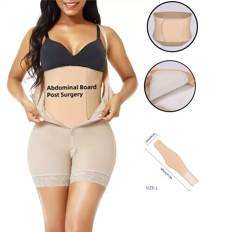 Ab Board Post Surgery Flattening Abdominal Compression 360 Lipo Foam Wrap around Waist Belly Table for Liposuction Recovery