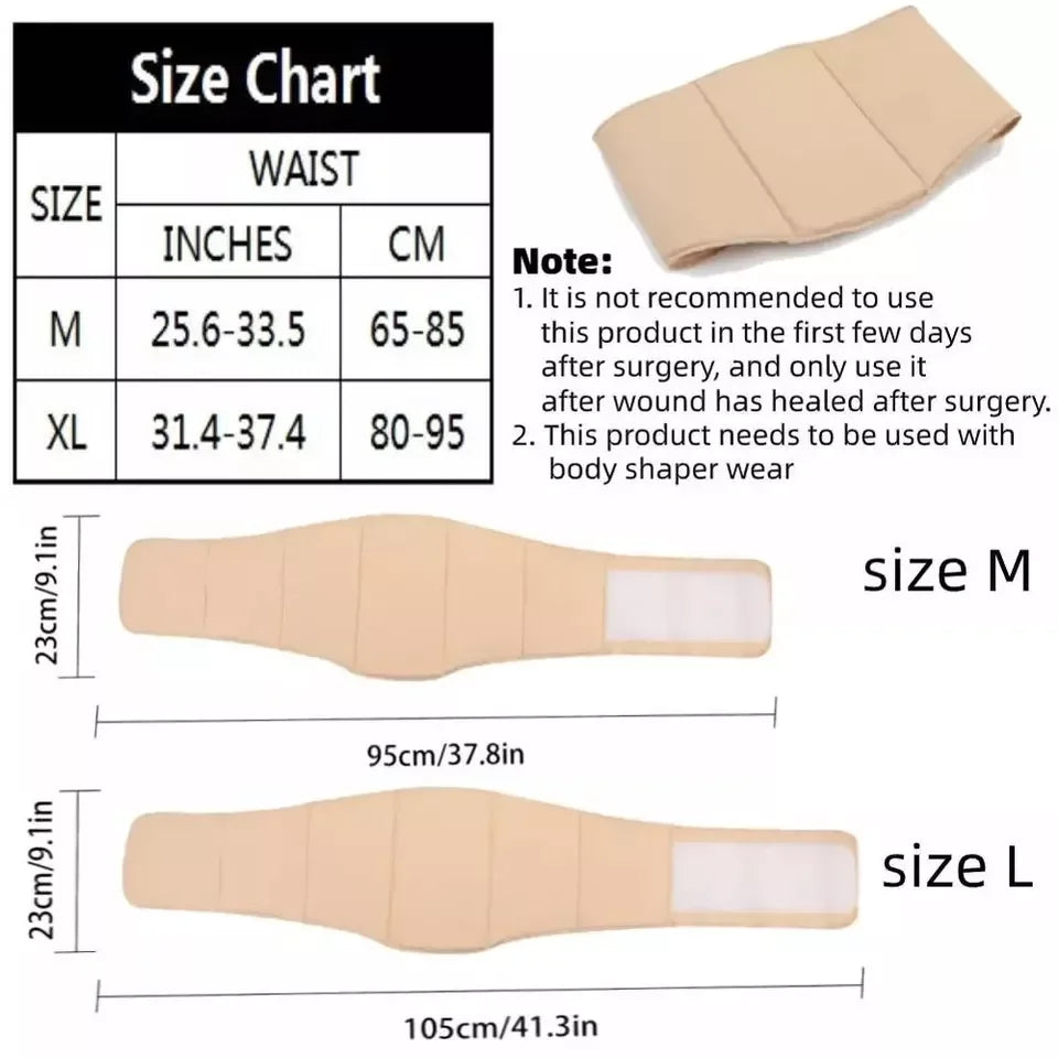 Ab Board Post Surgery Flattening Abdominal Compression 360 Lipo Foam Wrap around Waist Belly Table for Liposuction Recovery