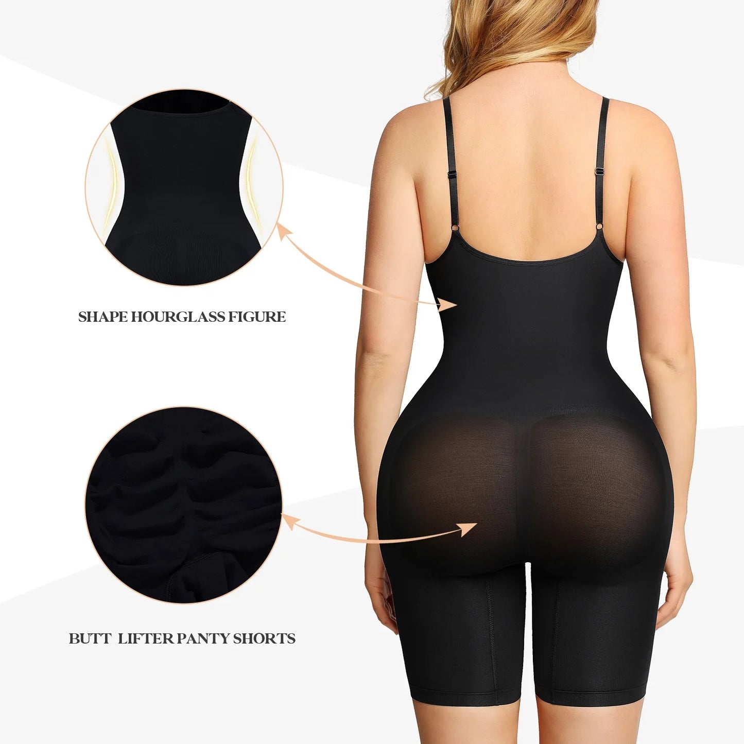 Women Body Shaper Waist Slimming Seamless Slimming Waist Trainer Shapewear Butt Lifter 